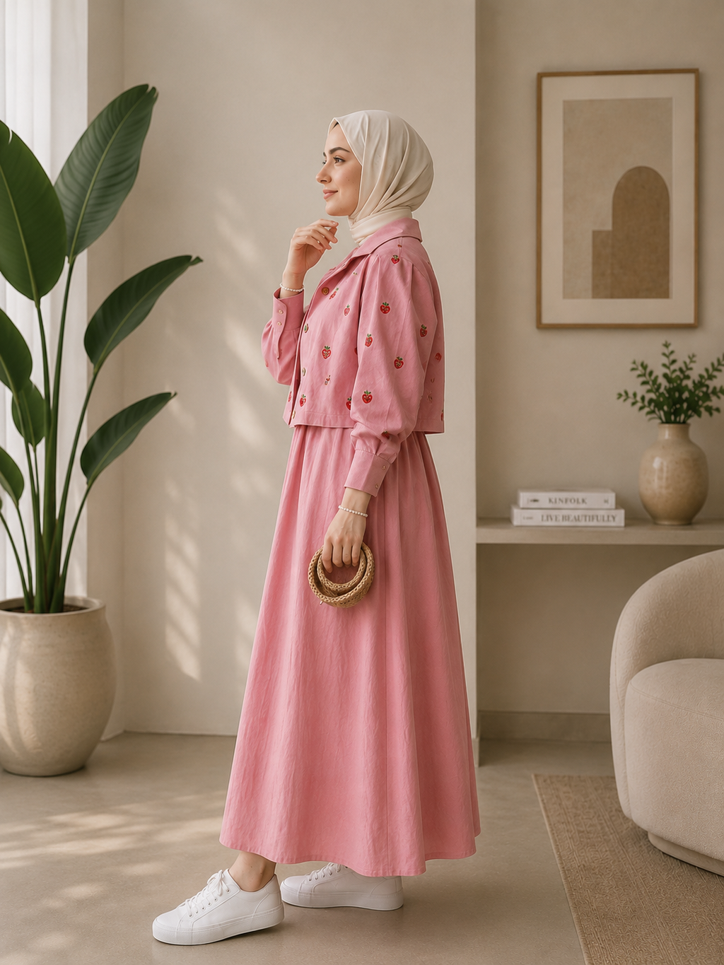 Midnight Berry Jacket Set