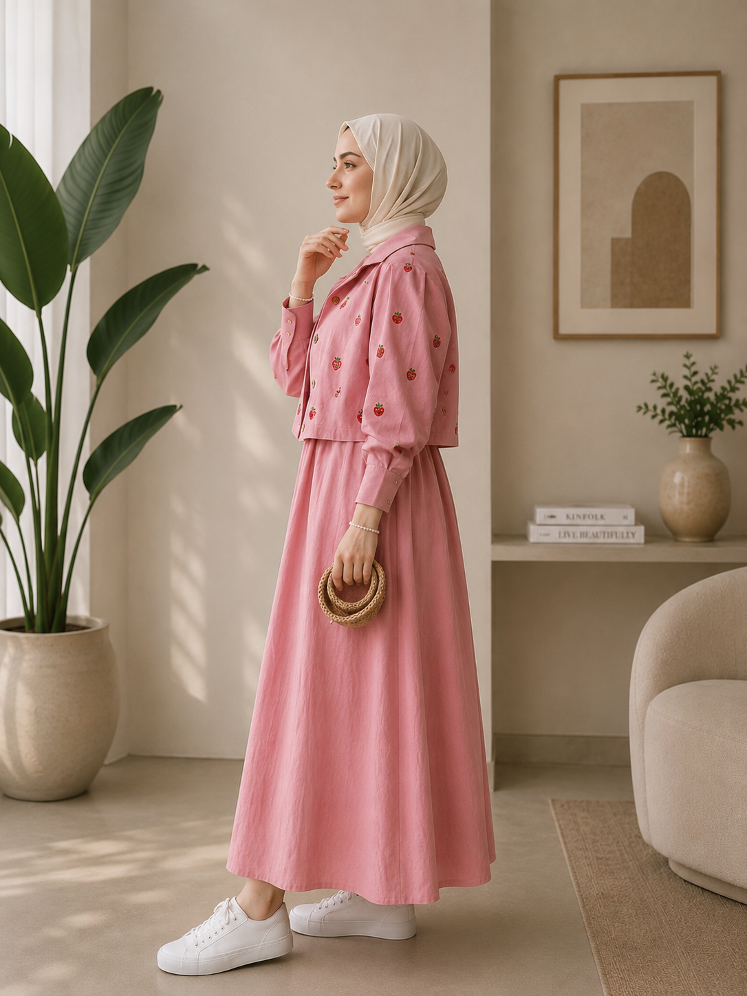 Midnight Berry Jacket Set