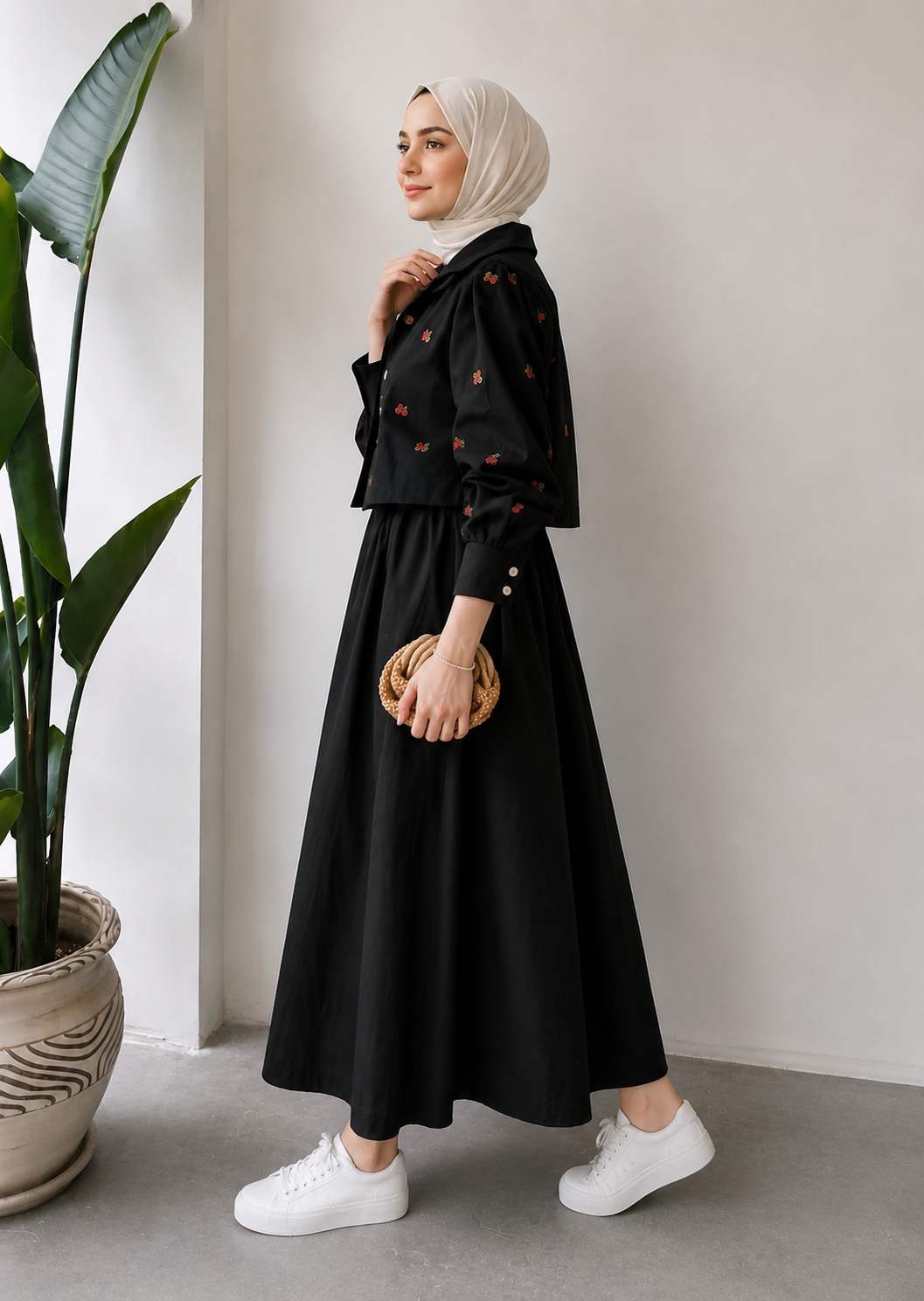 Midnight Berry Jacket Set