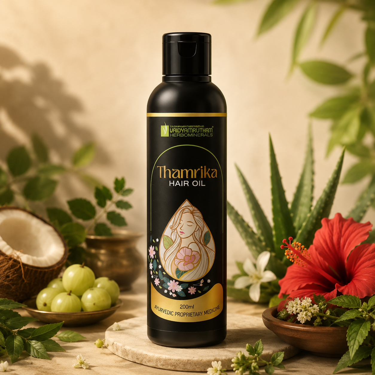 Thamrika Ayurvedic Hair Growth Oil