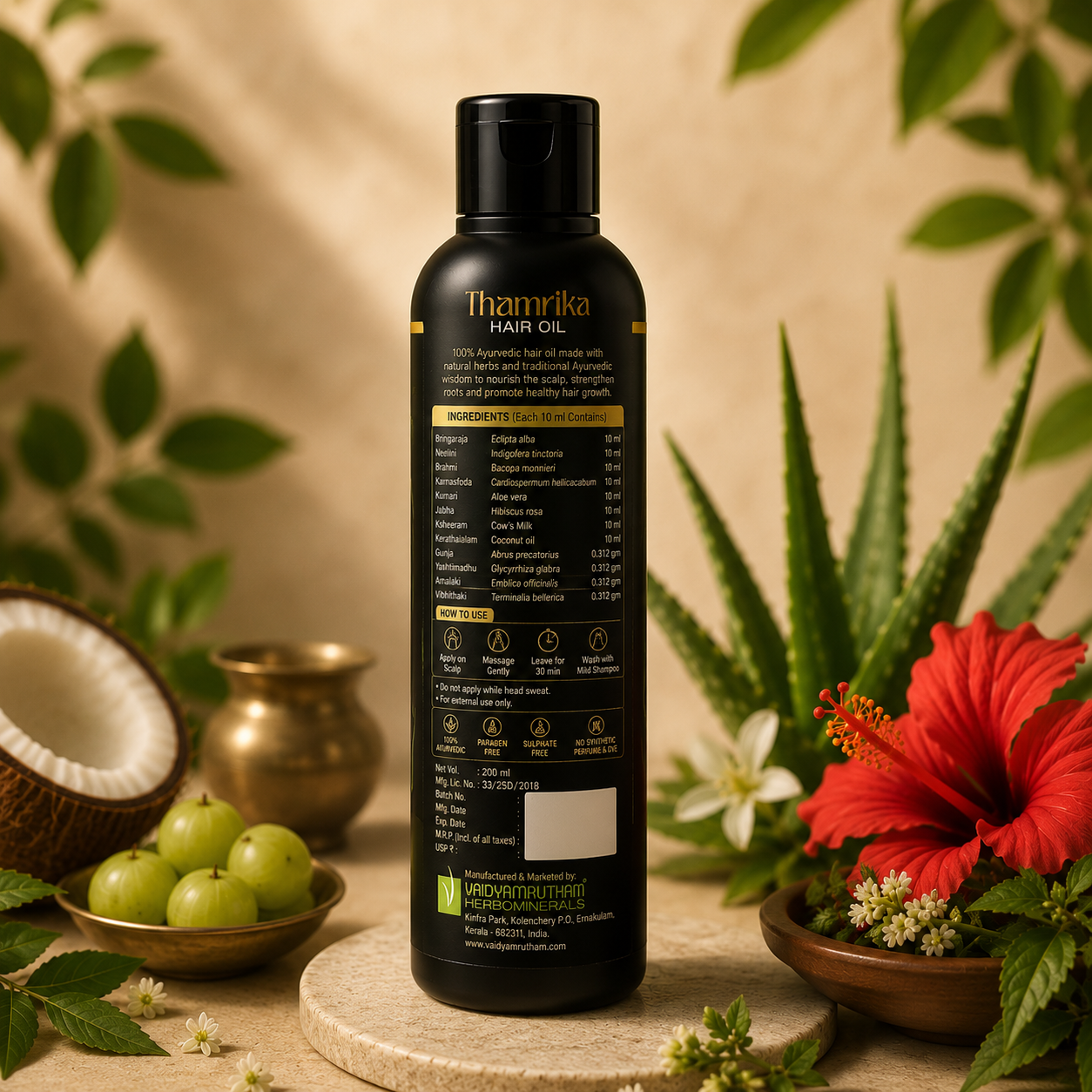 Thamrika Ayurvedic Hair Growth Oil