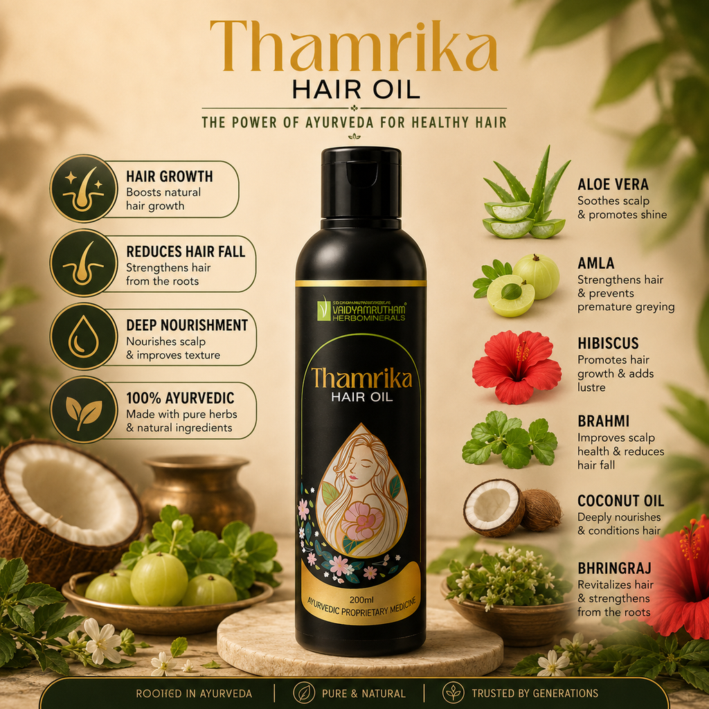 Thamrika Ayurvedic Hair Growth Oil