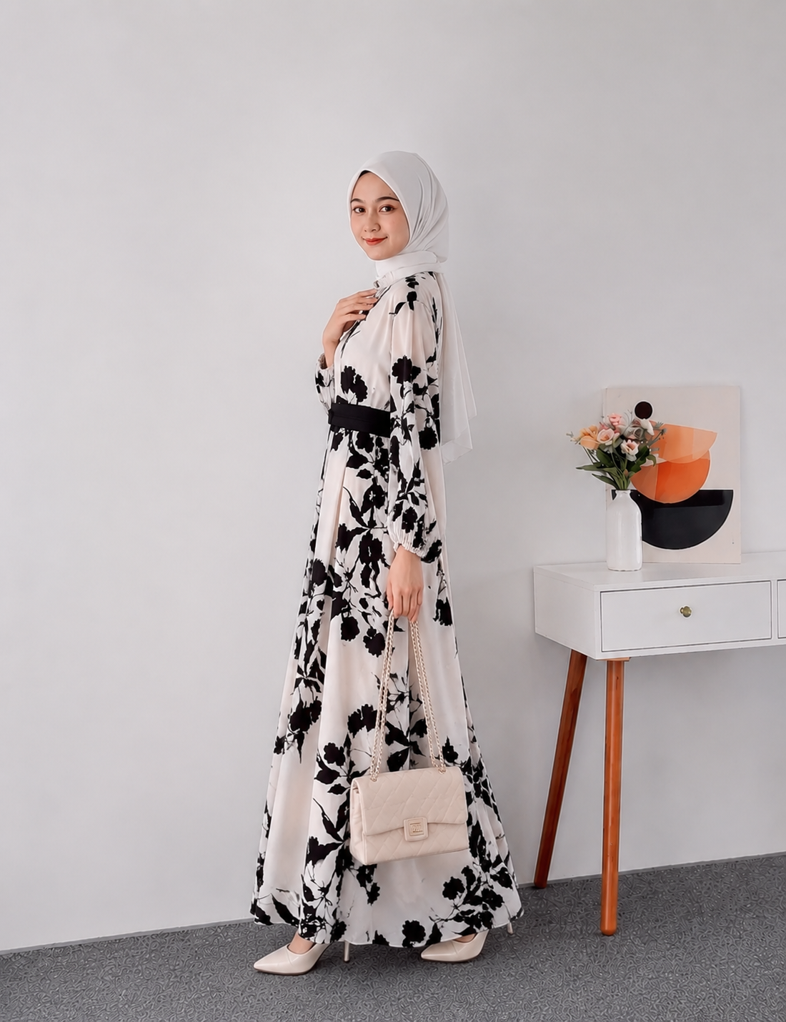 Moonlight Whisper™ Floral Maxi Dress