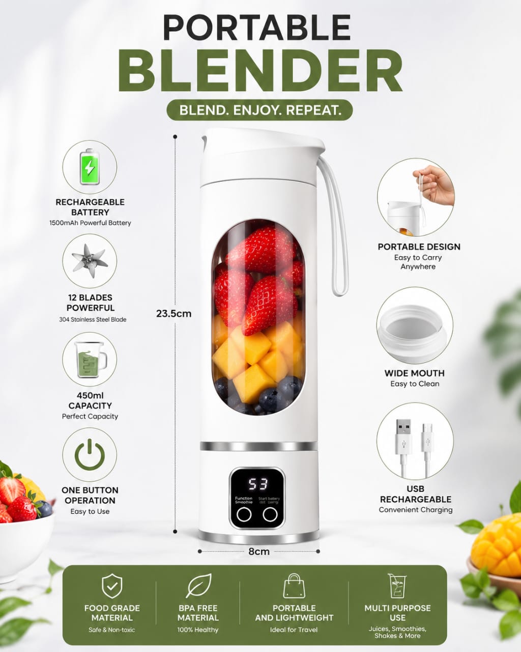 BlendGo Portable Blender™