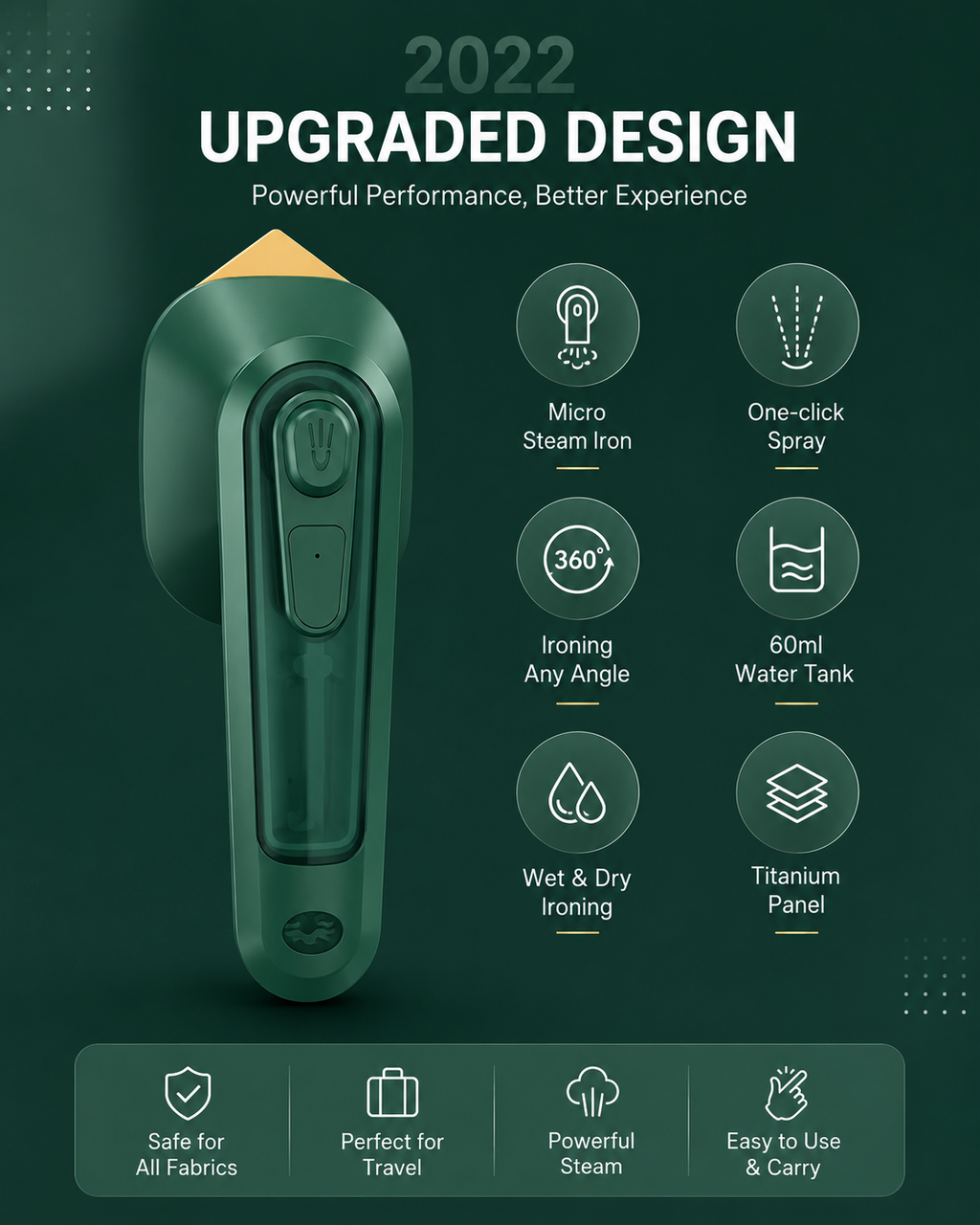 Portable Mini Steam Iron