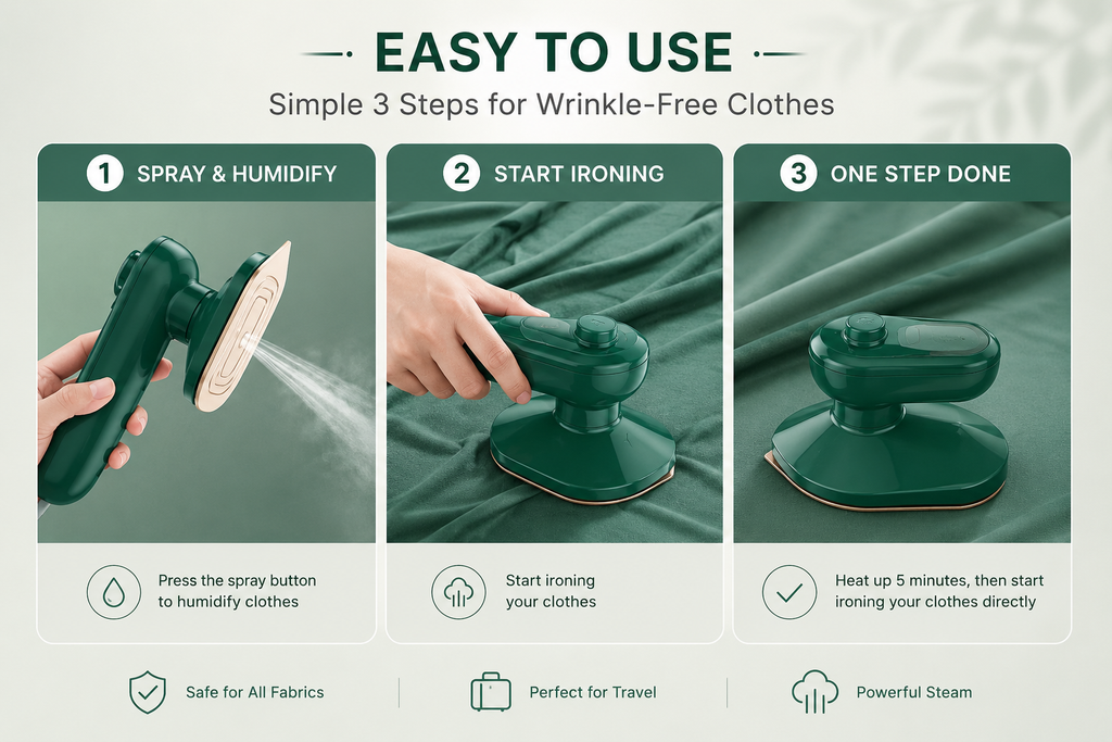 Portable Mini Steam Iron