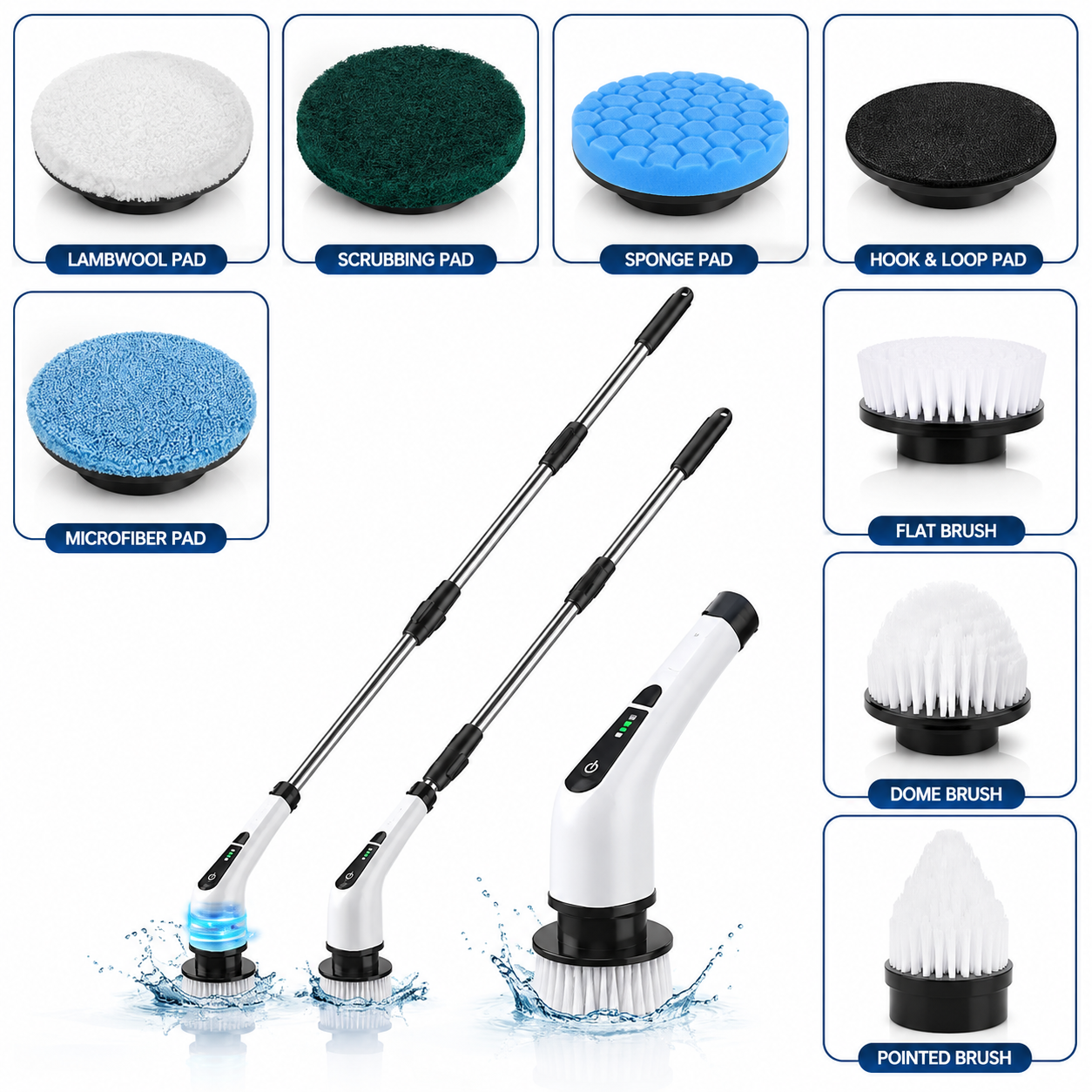 PowerSpin™ 9-in-1 Electric Cleaning Brush