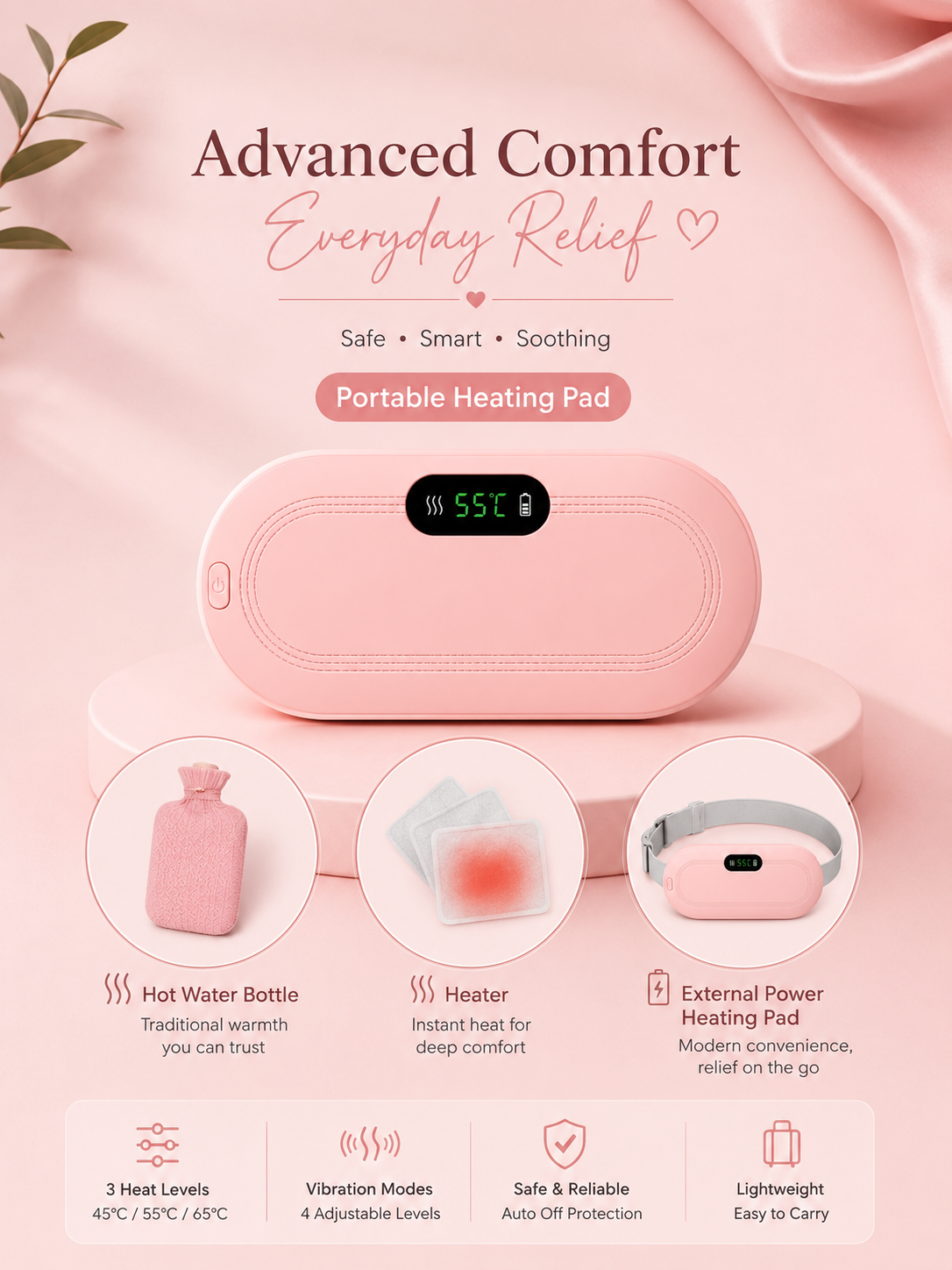 Portable Period Pain Relief Massager