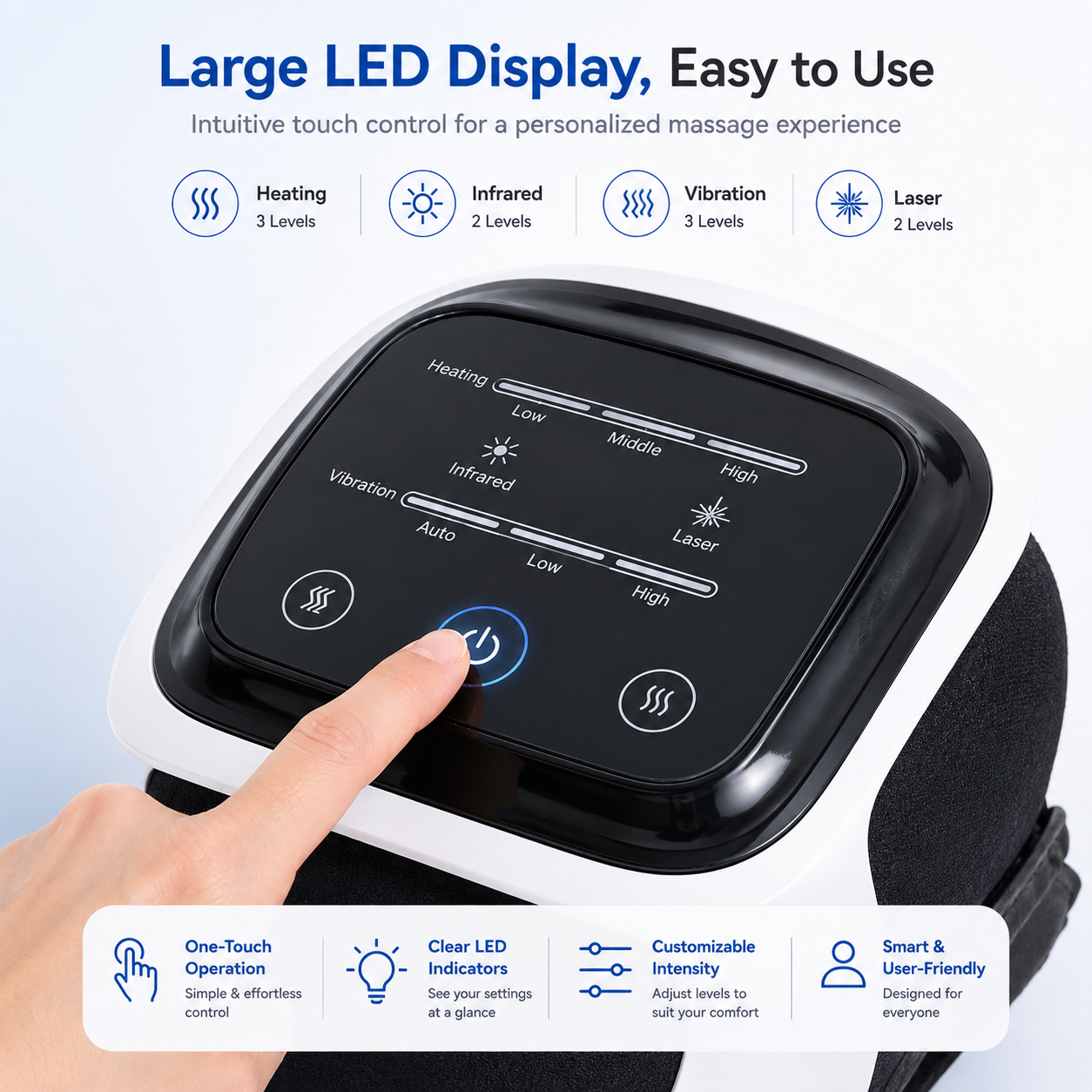KneeRelief Pro™ Heated Knee Massager