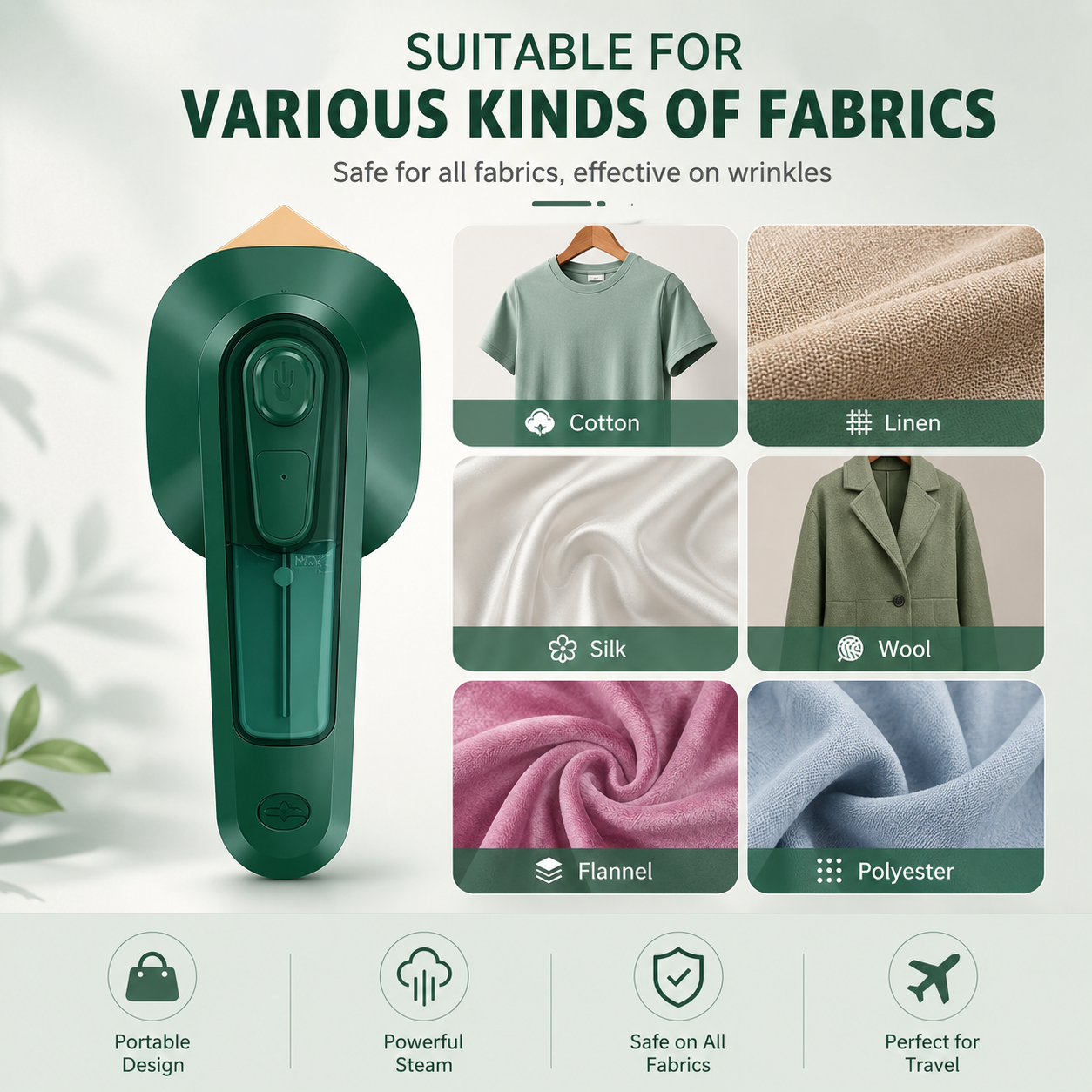 Portable Mini Steam Iron