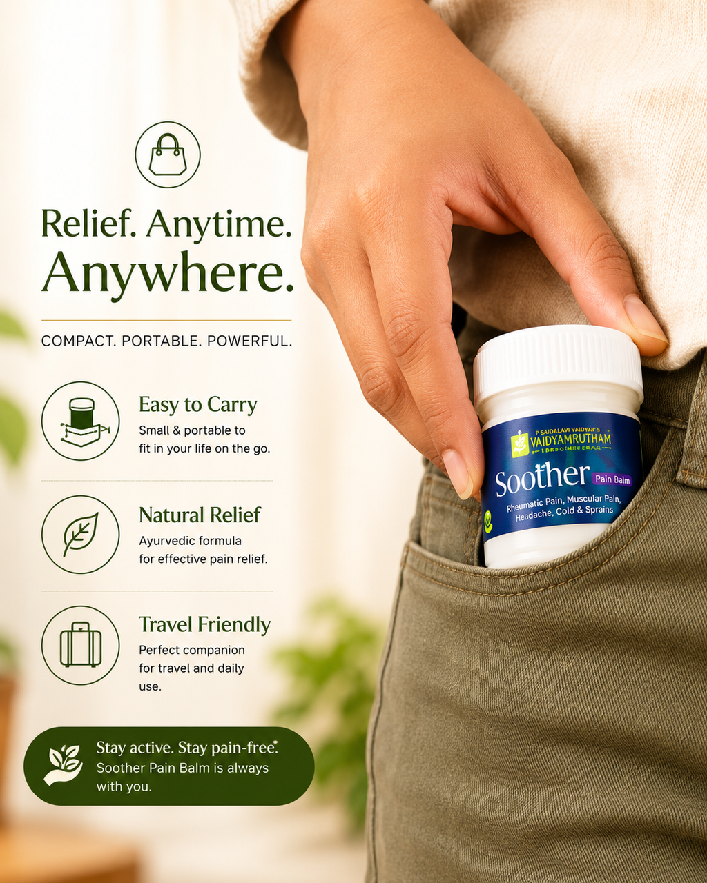 Soother Ayurvedic Pain Relief Balm