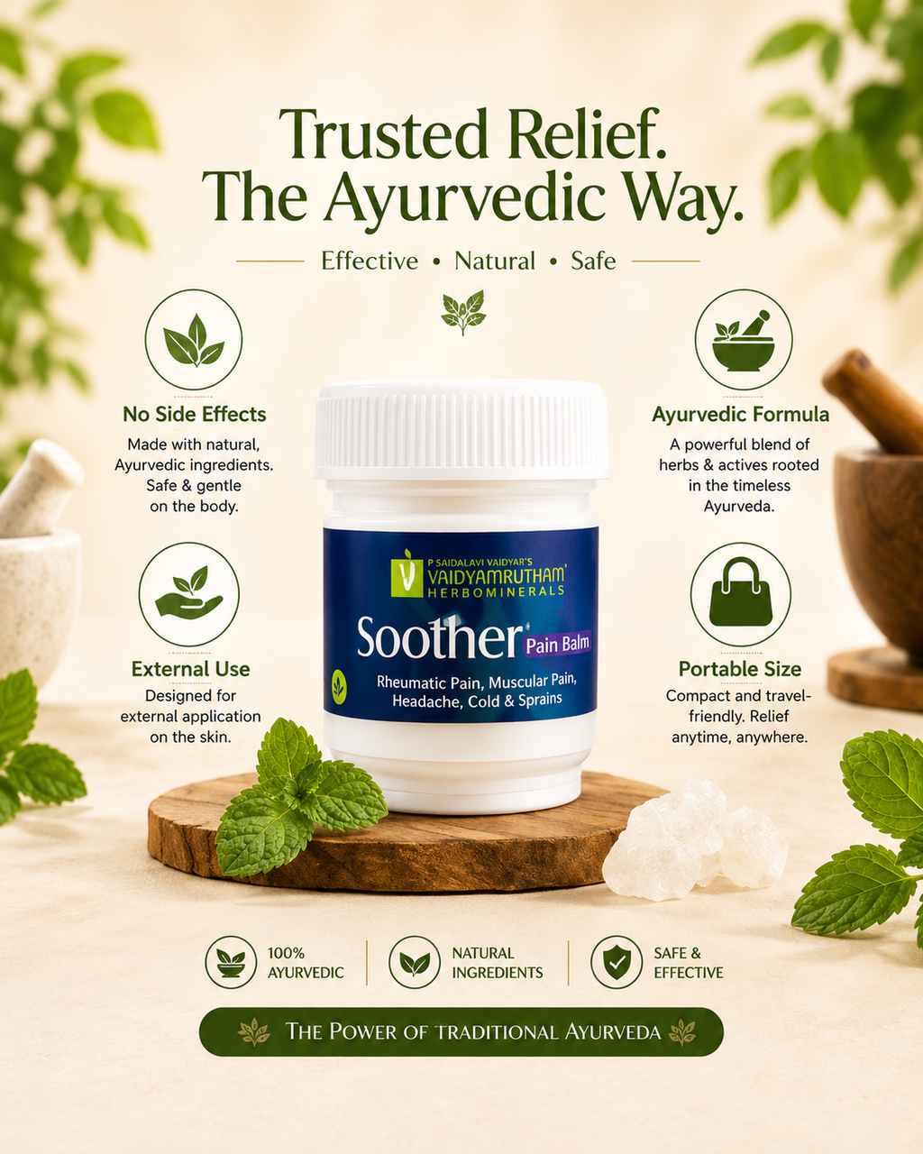 Soother Ayurvedic Pain Relief Balm