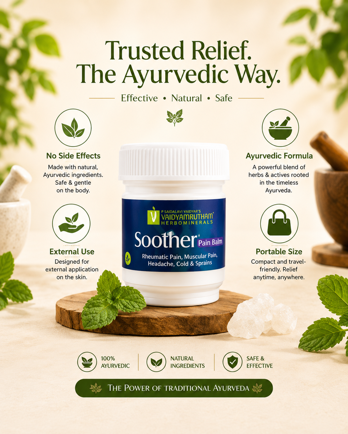 Soother Ayurvedic Pain Relief Balm