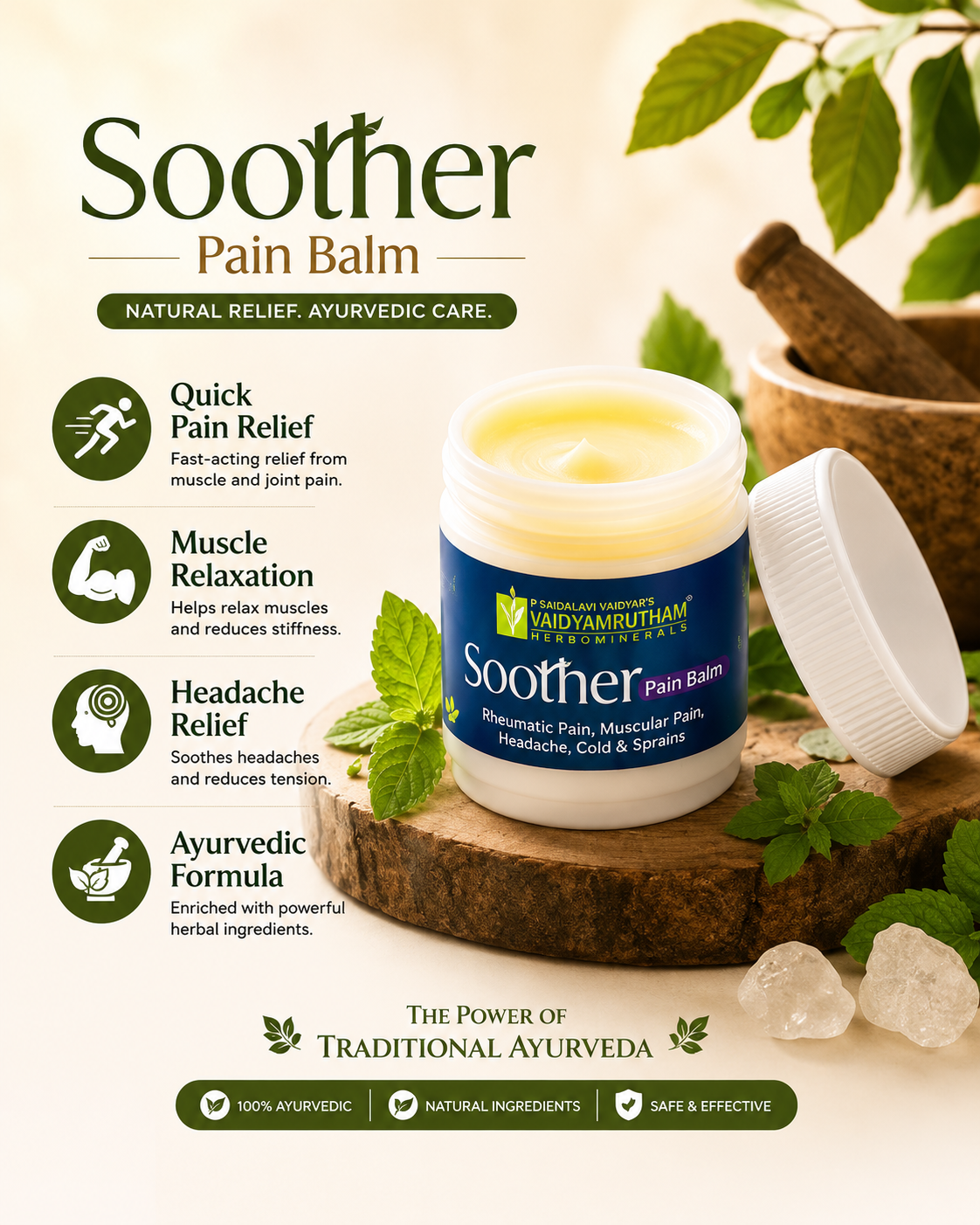 Soother Ayurvedic Pain Relief Balm